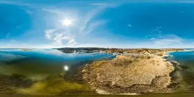 Wilkasy i jezioro Niegocin w pierwszych dniach wiosny