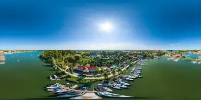Port Hotelu Amax, Mikołajki, sierpień 2022 r.