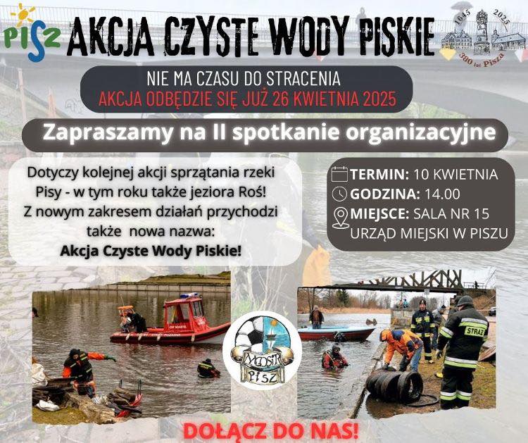 „Czyste Wody Piskie”. Posprzątają akweny na Mazurach